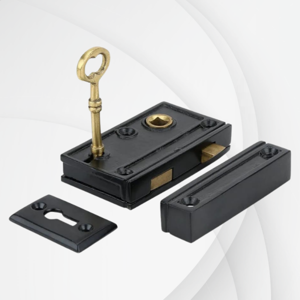 Narrow Screen Rim Lock Set - Image 3