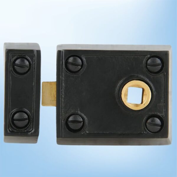 MHN EXPORT Cast Iron Horizontal Rim Lock – Black Powder-Coated Finish - Image 3