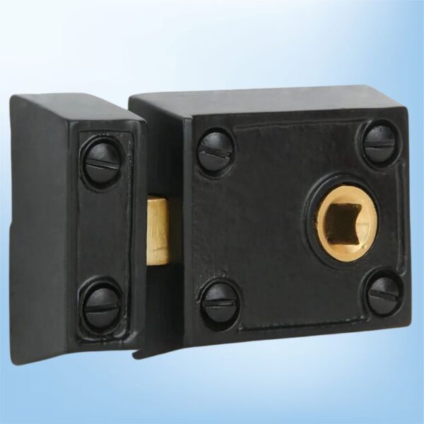 MHN EXPORT Cast Iron Horizontal Rim Lock – Black Powder-Coated Finish - Image 2