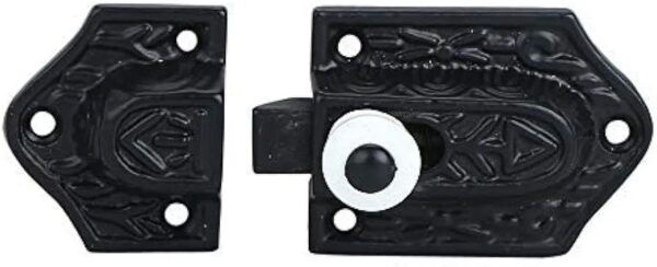 Decorative Black Iron Cabinet Latch