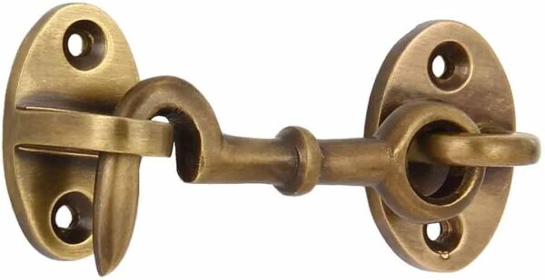 Vintage Brass Hook and Eye Latch