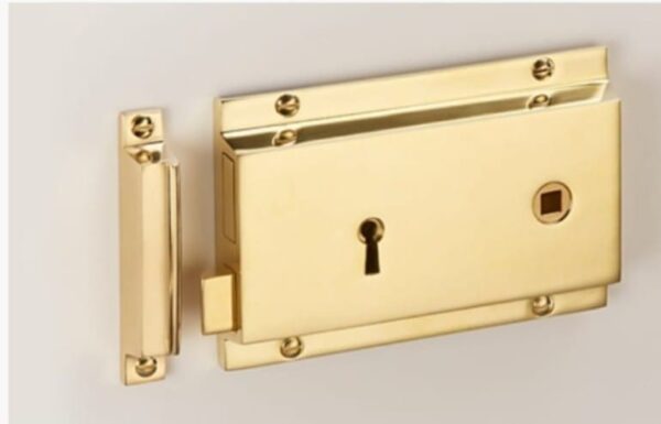 Premium Brass Horizontal Rim Lock