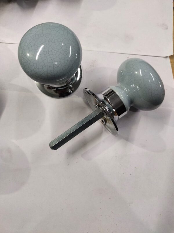 Ceramic Knob Set - Crackle & Solid Finish - Image 3