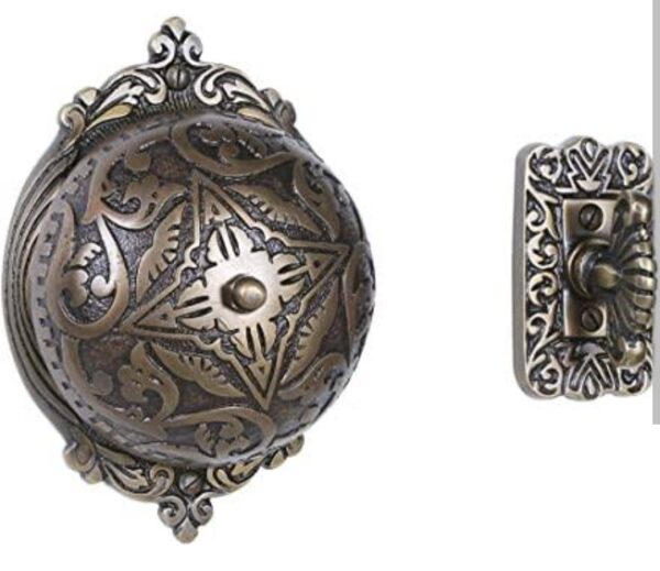 Victorian Style Brass Mechanical Doorbell