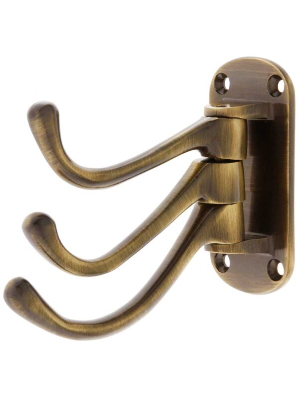 Heavy Duty Solid Brass Swivel Hook